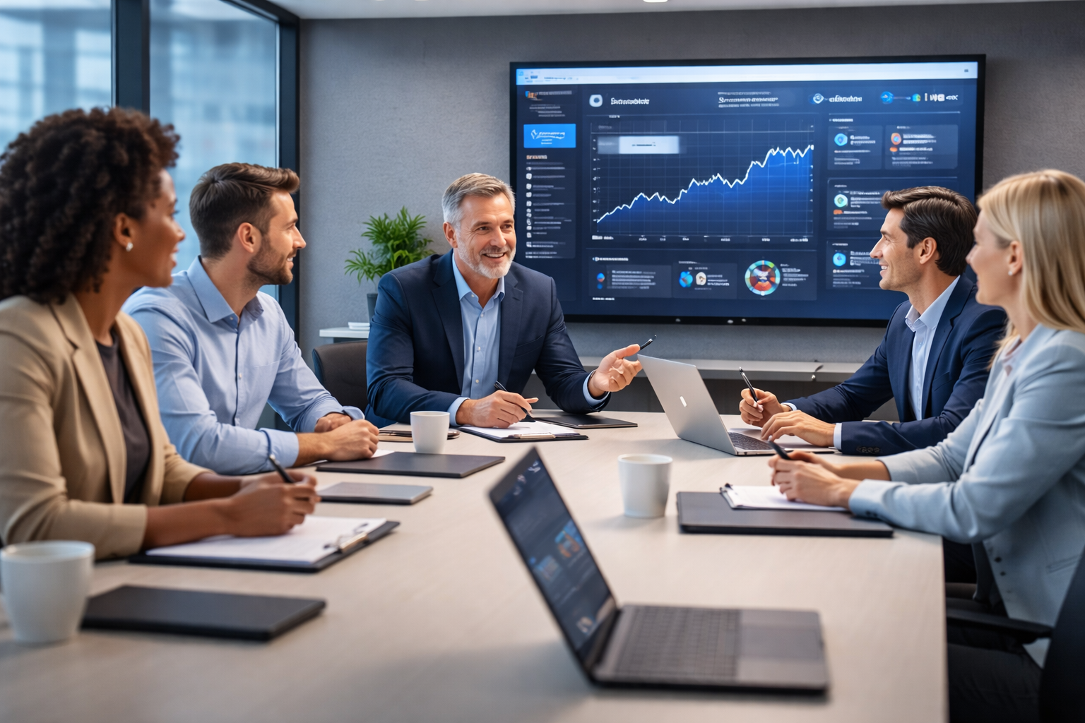 Operations meeting focused on workforce training and multi-unit performance visibility